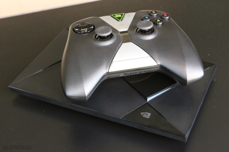 Illustration for article titled Nvidia Shield Console Hands-On: Yep, That's One Sleek Set Top Box